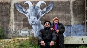 Szene aus der Dokumentation Visages Villages - Augenblicke: Gesichter einer Reise mit Agnès Varda und JR.