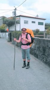 Foto von Christian Gertz auf dem Camino Portuguese im Jahr 2015.